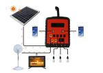 Solar Home Lighting Systems FM radio run LED bulbs to light up rooms
