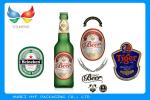 Colorful Metallised Plastic Film , Metallic Beer Label Paper For Non - Alcoholic