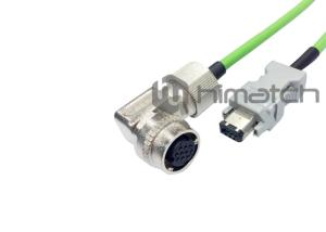 Wholesale Green Servo Motor Cable Bend Resistant Low Voltage Industrial Cable PUR Jacket from china suppliers