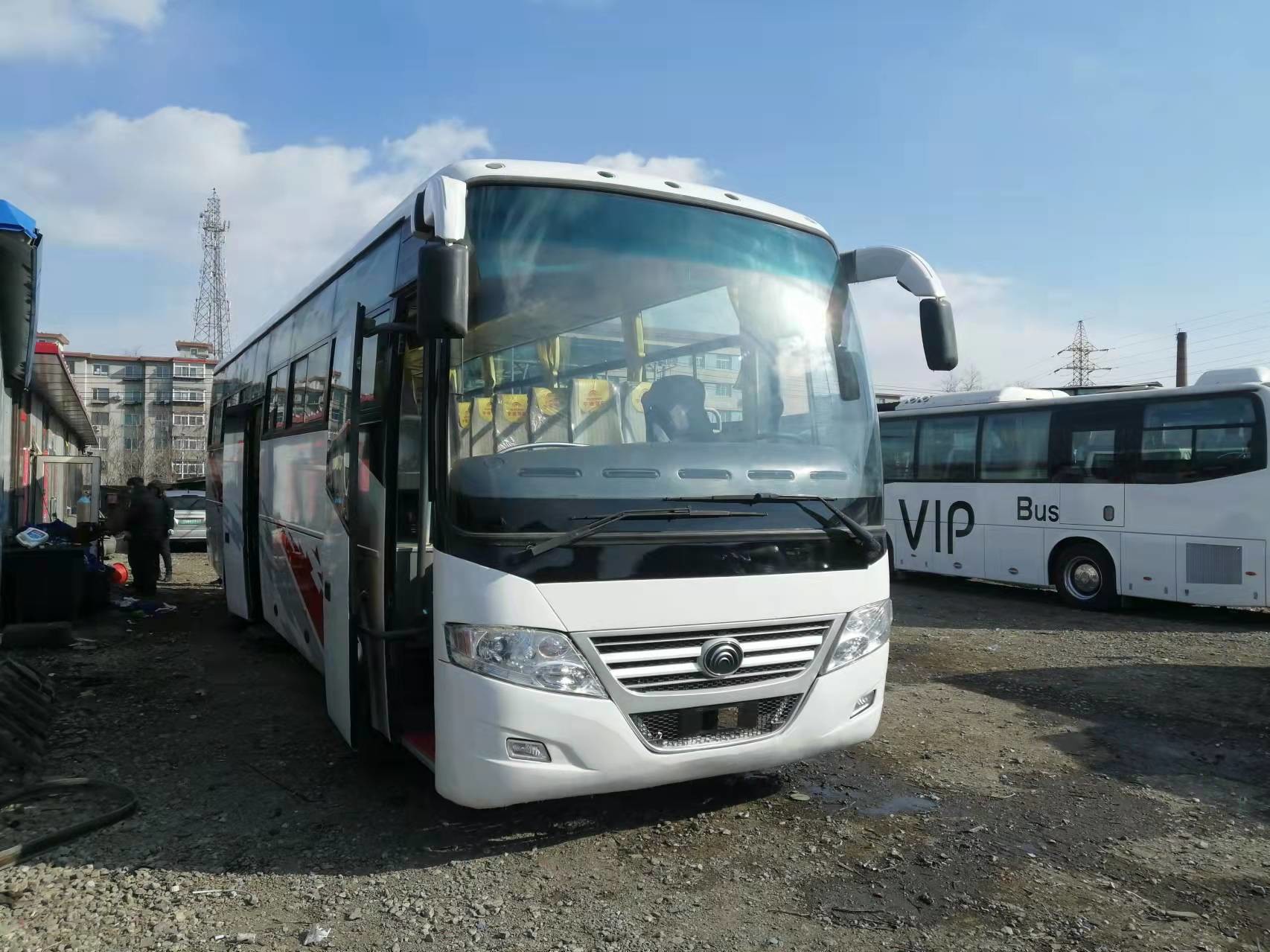 6112D Serious Used Yutong Bus Diesel Front Engine LHD Steering Mini Bus
