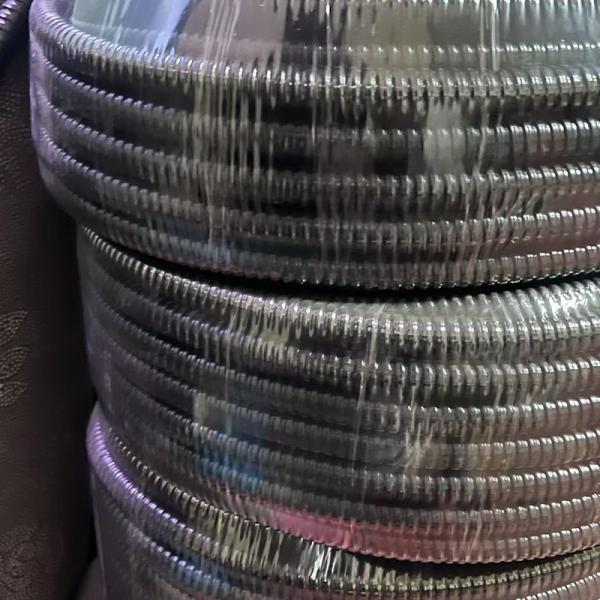 Chemical Resistant Vinyl Coated Flexible Pipe FDA Compliant For Industrial And Chemical Resistance