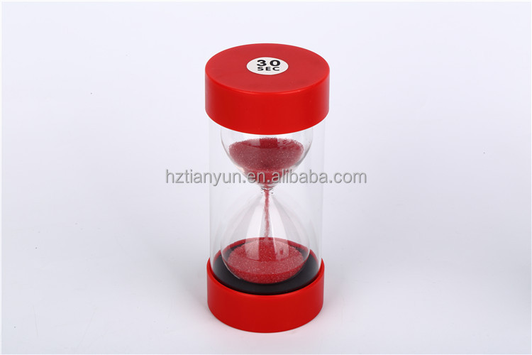 1-30 Minutes Plastic Hourglass Sand Timer Traditional Style