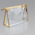 Custom Clear PVC Cosmetic Bag / Toiletry PVC Travel Bag With Zipper