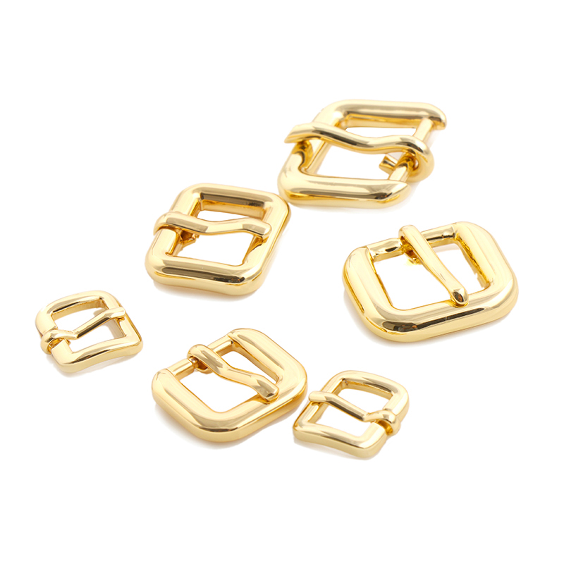 Backpack Gold Square Belt Buckle Antiwear ISO9001