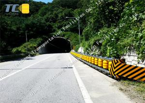 Wholesale Anti Rust Roller Crash Barriers W Beam Guardrail For Bucket / Accident Car from china suppliers