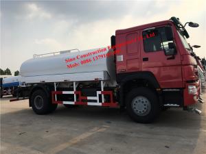 Wholesale WD615.87 290hp Engine Euro III 4x2 12m3 Water Tank Truck from china suppliers