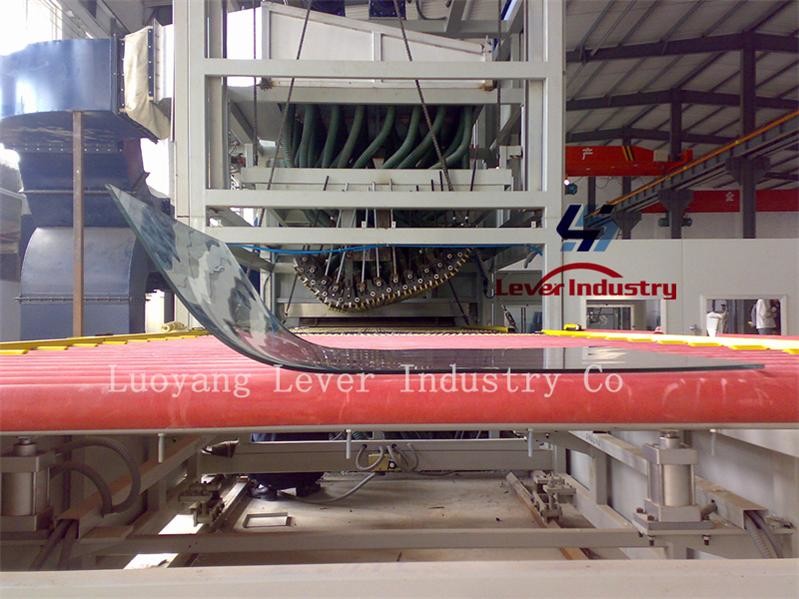 Shaped Bending Glass Tempering Furnace for freezer glass Refrigerator glass