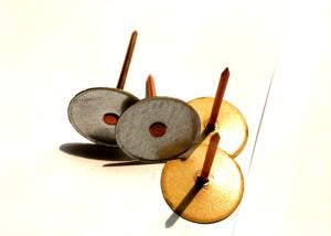 Wholesale Bevel Edge Cup Head Insulation Weld Pins With retaining washer from china suppliers