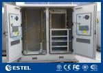 Weatherproof Network Base Station Cabinet , Large Outdoor Electrical Cabinet