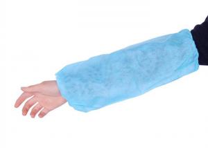 China Non Woven Disposable Arm Sleeves Latex Free With Elasticated Wrist / Elbow on sale