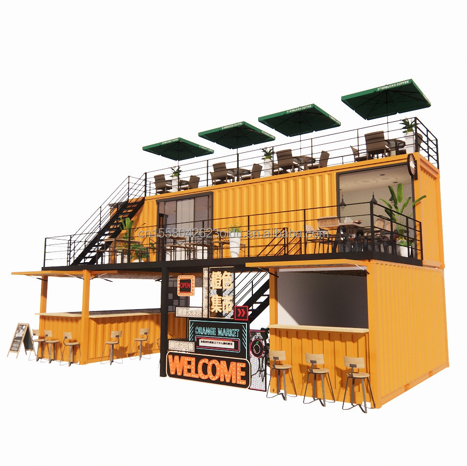 Container with Bathrooms and Kitchens Modern Rapid Construction of Modular Prefabricated Houses