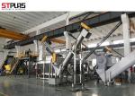 CE Passed PP PE Film Washing Line , LDPE Film Recycling Line High Speed