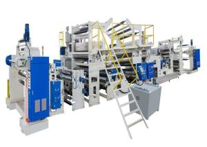 Wholesale LLDPE Non Woven Paper Plastic Coating Machine High Fastness Uniformity from china suppliers
