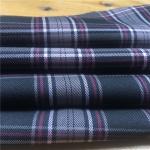 Polyester Yarn Dyed Twill Woven Four-Color Lattice Fabric for Lady Dress Grid