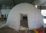 White Round Inflatable Air Tent , Party Blow Up Tents Large Dia5.48 X 3.66m