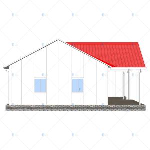 Wholesale Heya-2B09-A China 2 room sandwich panel house materials cheap home in Kenya from china suppliers