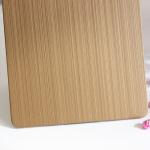 Cross Hairline 201 304 Mix Colors Stainless Steel Sheets For Construction