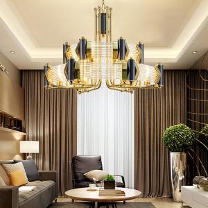 Wholesale Nordic Glass LED Modern Light Luxury Personalized Creative Art Restaurant Hotel Pendant Light from china suppliers