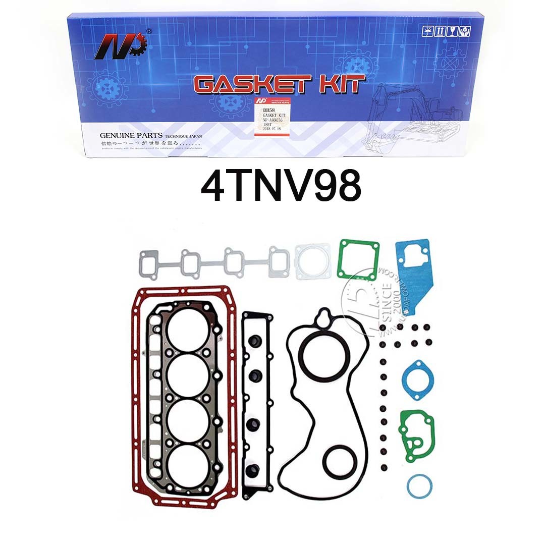 3D84-3 4D87 4TNE94 Yanmar Engine Parts Overhaul Full Gasket Kit