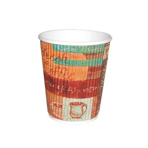 Wholesale Disposable Custom Takeaway Coffee Cups Triple Wall 8 Oz Hot Beverage Cups from china suppliers