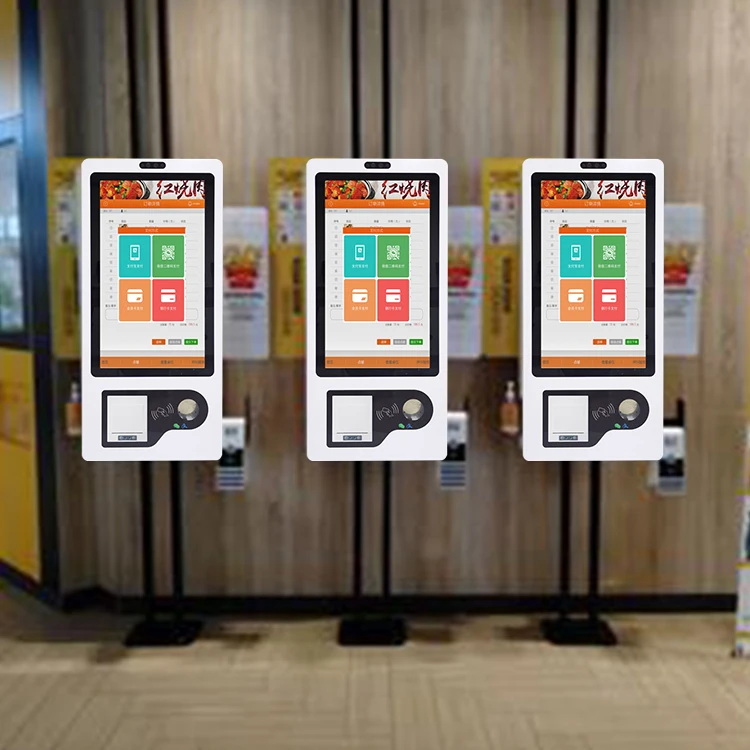 10points Capacitive Touch Self Payment Kiosk for Streamlined Transactions