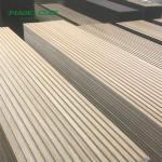 2400*600*21mm High Density Wood Slat Acoustic Panels For Wall Decoration