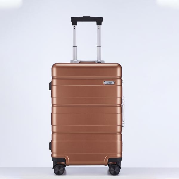 Outdoor Travel Suitcases with Soft Handle TSA Lock Luggage Lightweight Portable PC Trolley Case and Durable Aluminum Frame