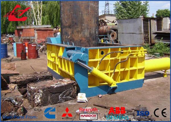 315Ton Hydraulic Metal Scrap Baling Machine 500x600mm Bale 88kW Motor Large