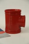 Corrosion Resistance Grooved Tee With Painting Epoxy Coating