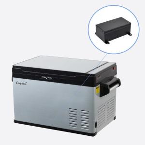 Wholesale Battery Powered Solar Fridge 30L Camping Freezer Car Cooler Fast Cooling Recharge Fridge from china suppliers