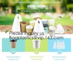 BIO Biodegradable Pre-Printed Thank You Retail Bags,Green Plastic T-shirt