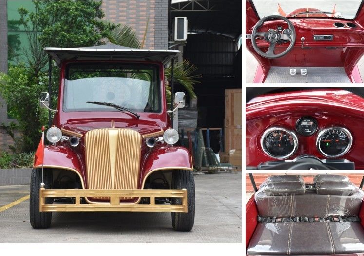 Classic Type Electric Patrol Car And Fire Fighting Vehicle for Eight Passengers