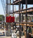 High Strength Construction Hoist Elevator , Hoist For Building Construction