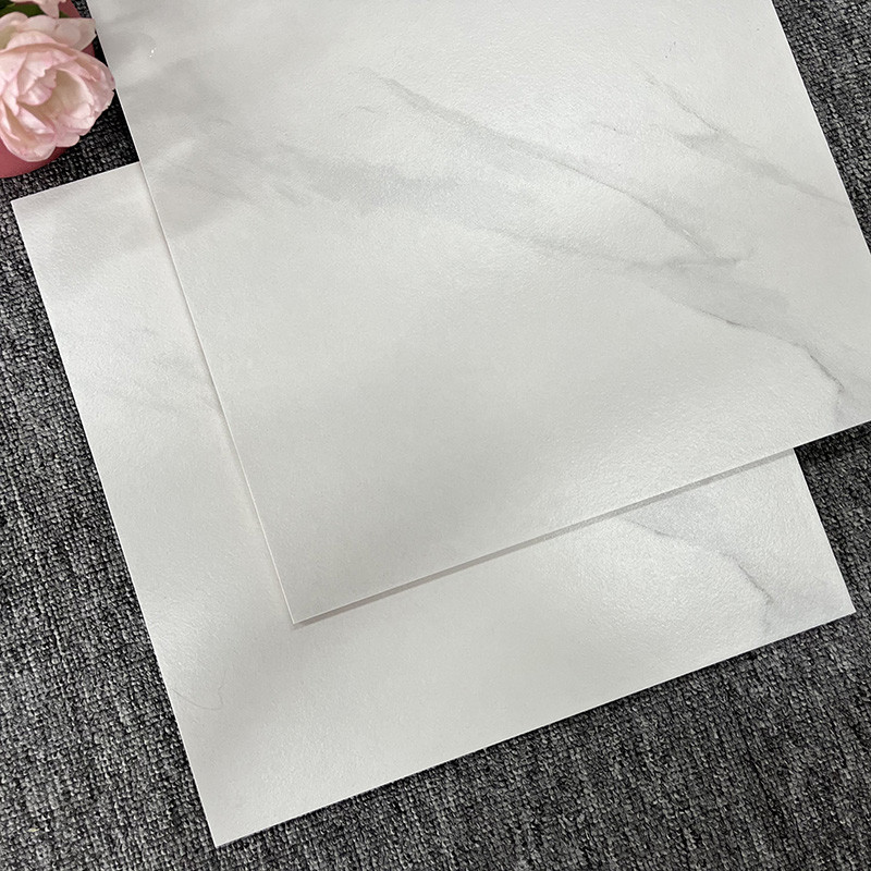 300x300mm Bathroom Porcelain Floor Tiles , Carrara Matte White Wall Tiles