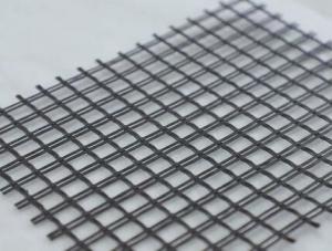 China PVC Coated PET Polyester Geogrid Soil Stabilization Fabric High Strength on sale