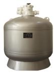 Stainless Steel Water Purification Tank , Silver Top Out Quartz Pool Sand Tank