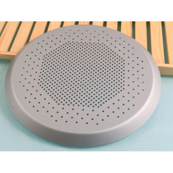11-inch Perforated Pizza Pan Hard Anodized Non Stick Pizza Baking Pan Round Thickened 1.5mm Non Baking Pan