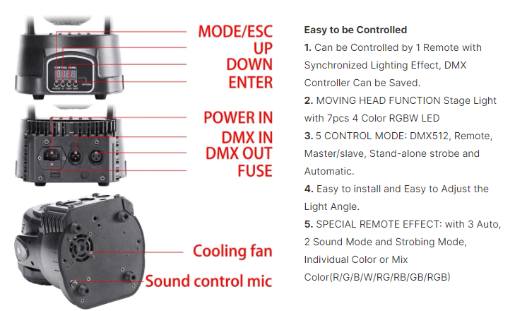 DMX RGBW LED Slim Flat Par Can Light for DJ Stage Moving Head Stage Light in Guangdong