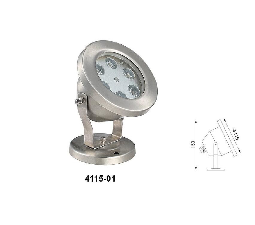 Stainless Steel LED Underwater Light IP68 Waterproof Durable