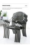 Waterproof Cast Aluminum Patio Garden Chairs Easy Carrying OEM