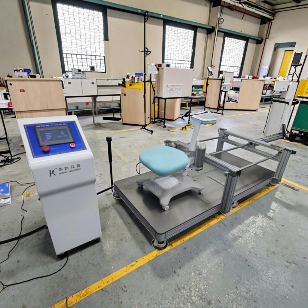 Chair Caster Rolling Wear Tester Five-Star Base Durability Testing Equipment Chair Wheel Walking Life Testing Machine