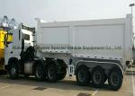 Heavy Duty Dumper Semi Trailer Truck for 3 Axles U shape Hydraulic dump Tipper
