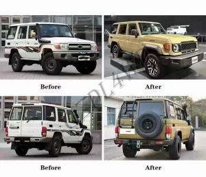 Wholesale Car Upgrade Body Kit For Land Cruiser 70 Series LC76 FJ76 1984-2023 Upgrade To 2024 from china suppliers