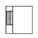 304 Stainless Steel Mesh Screen Window Aluminium Casement Windows With Thermal
