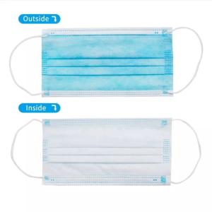 Wholesale Breathable 3 Ply Non Woven Face Mask , Waterproof Disposable Earloop Mask from china suppliers