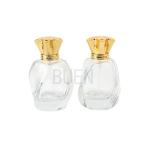360 Degree Rotation Portable Perfume Bottle With Golden Plastic Cover Bayonet