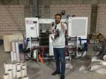 Shaftless Thermal Paper Slitter Rewinder