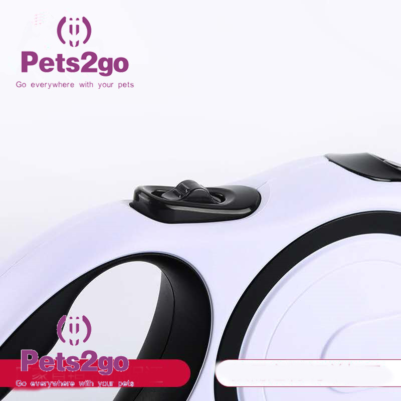 Size M ABS Nylon 0.24kg Retractable Pet Leash