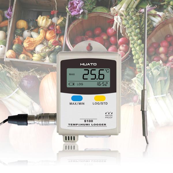 High Accuracy Mini Temperature Humidity Data Logger Capacity Up To 43000 Records