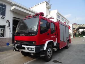 Wholesale ISUZU 240HP Light Rescue Fire Truck 6 Wheeled With 5 Ton Crane from china suppliers